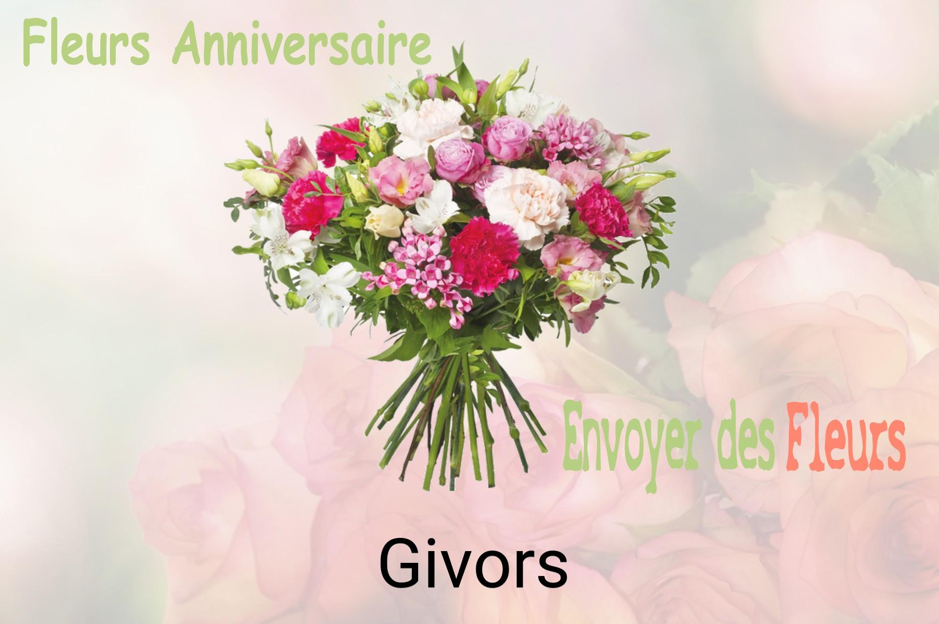 Bouquet de fleurs d’anniversaire livré à Givors